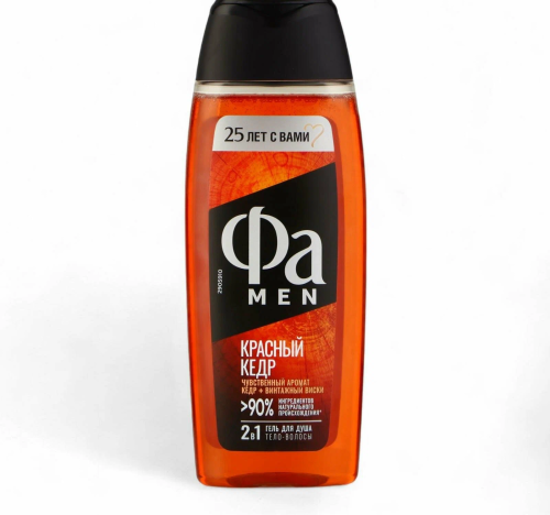 FA MEN гель д/душа red cedarwood 250мл